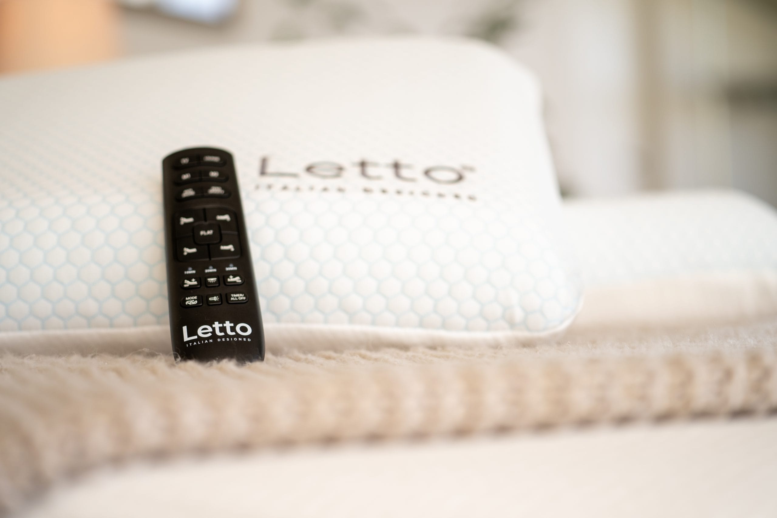 letto bed base - mattress and pillow